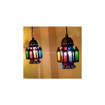 droplight 1 Light Classical Droplight Restoring Ancient Ways Antique Brass Spray Lacquer Glass Metal