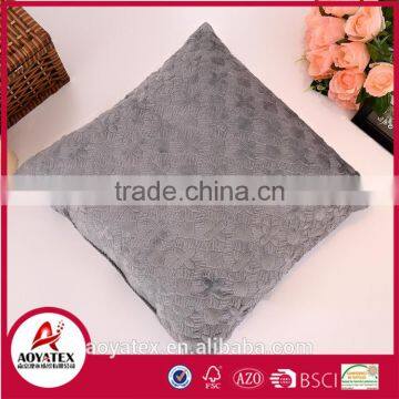 Grey Color Star Quilt Design Decorative Pillow, Customized Design Quilt Pillow Set, Solid Micromink Pillow for Sofa photo-4