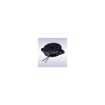 Black ABS Piezo Wire Buzzer 85dB Sound , Electronic Buzzers