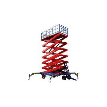 SJPT Series China High Working Performance Four Wheel Mobile Indoor Scissor Lift Platform photo-2