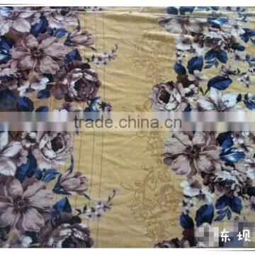 elegant style print flannel fabric