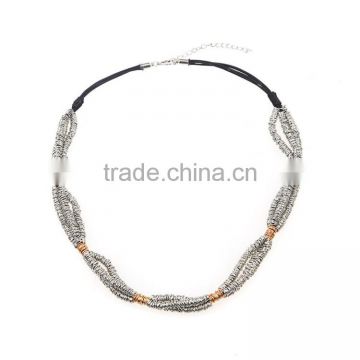 2015 fashion metal chain necklace Circle Necklace284