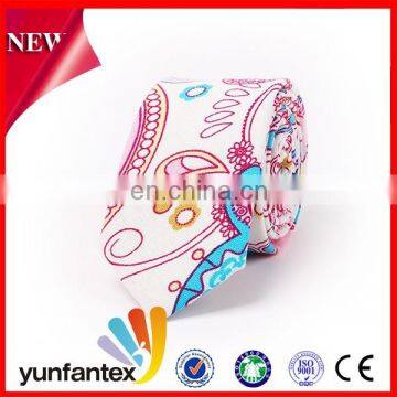 2016 hot sale custom cotton low price slim necktie for wholesale