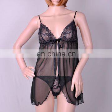 Cheap Fitness Lovely Friendly Sexy Transparent Sleeping Wear photo-3