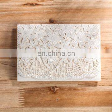 White 5187 Handmade Greeting Card Wedding Invitation Card