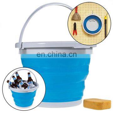 Wholesale Indoor&Outdoor silicone foling ice bucket