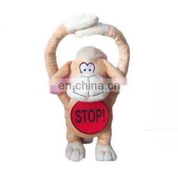 cartoon character plush toys long arms sheep and Printing Words toys