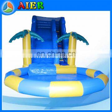 Amazing Inflatable Jungle Water Slide with pool