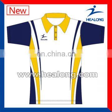 New Design Plain Sport Polo T shirt For Men Full Sublimation