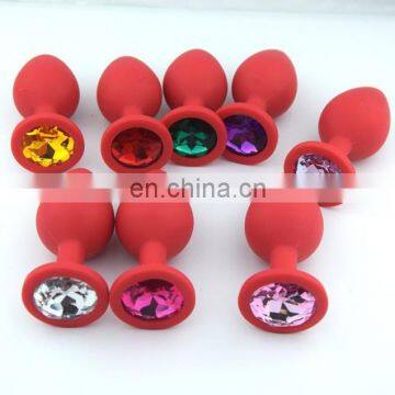 new arrival red silicone sex butt plug.www japan sex com