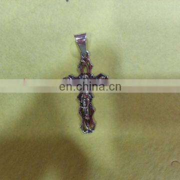 925 Silver/ Antique Silver Cross CHARM Pendant