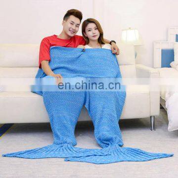 Wholesale blanket double mermaid tail blanket