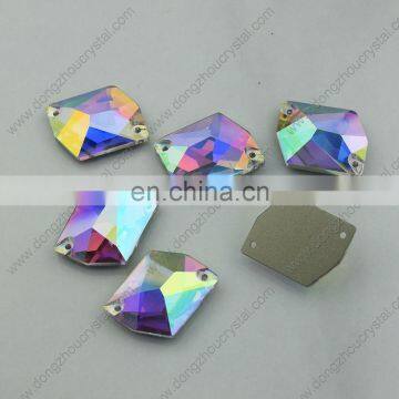 Top Quality Sew on Flat Back Rhinestone AB Stones for Crystal Bag Decoration