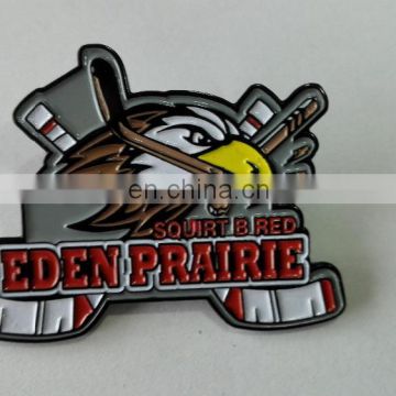 Metal soft enamel hockey trading pins