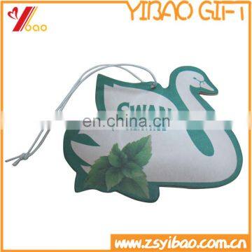Paper Car Air Freshener Hanging on Car Air Freshener