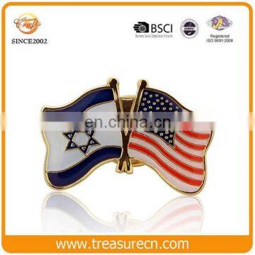 Custom Soft Enamel Cheap American National Flag Pin Badge