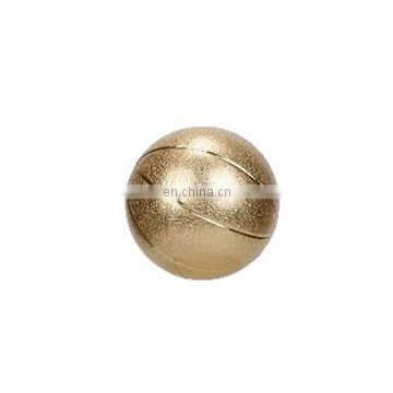 Supply gold soccer ball trophy parts for 2018 world cup souvenir