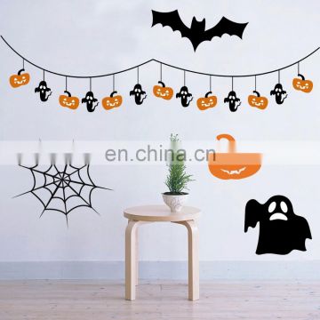 Removable wall paper Halloween Wall Stickers For Kids