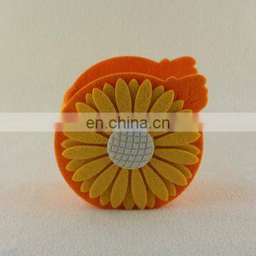 popular non-woven fabric basket with Sunflower