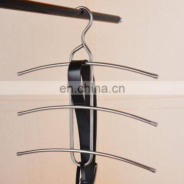 Multifunctional Fishbone Hanger, Good Quality Stainless Steel Scarf Pants Hanger photo-4