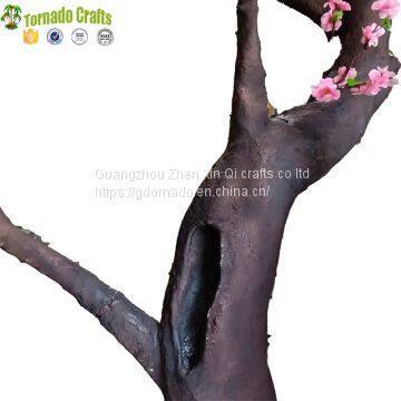 6.7m Large Outdoor Fiberglass Trunk Garden Decoration Artificial Cherry Blossom Tree photo-3