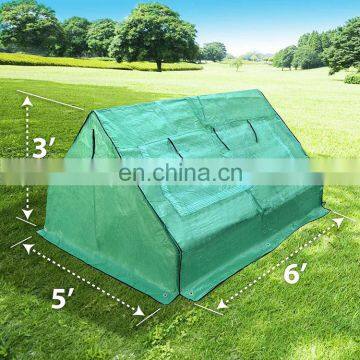 Peak Roof UV Resistant PE Mesh Mini Garden Green House