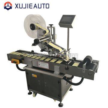 automatic mirror top side sticker flat labeling machine