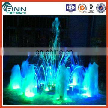 Large Hot Sale Popular Rock Garden Resin Dolphin Polyresine Decoration Fountain With LED Lights photo-2
