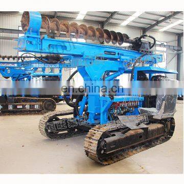 Hydraulic solar pile driver hammer mini excavator pile driver machine for sale