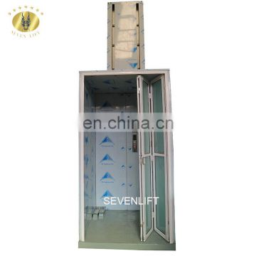 7LSJW Shandong SevenLift manual incline hydraulic vehicle one floor vertical wheelchair platform lift