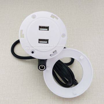 Sofa Charger Dual USB Charger Furniture Hardware USB Charger Socket Accessories Cinema Chair photo-5