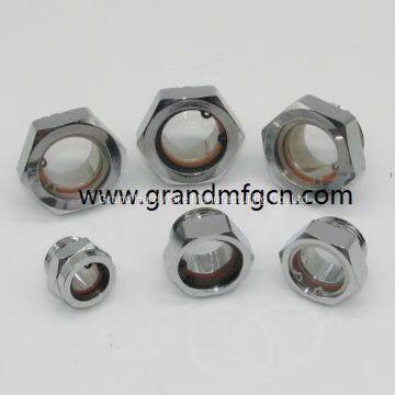 Metric Thread M20x1.5 M22x1.5 M24x1.5 Peep Hole Brass Sight Glass Indicators