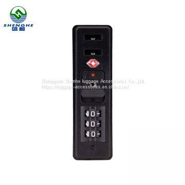 Hot Sale suitcase accessories combination luggage with tsa lock