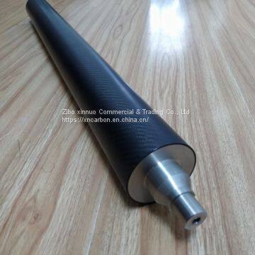 Low-Inertia Carbon fiber  idler rollers rolls carbon fiber composite roller guide roller