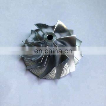 TD05H 20G Upgrade Reverse 56.58/73.04mm 6+6 Blades Tapered Tip Angle:30 Turbo Billet/milling/aluminum 2618 Compressor Wheel photo-2