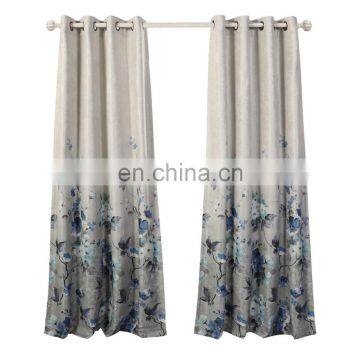 hot sale curtain printed curtain for living room