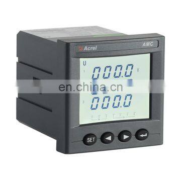Acrel AMC72L-AV3/KC LCD Display Three Phase Voltmeter With RS485 and 2DI/2DO photo-3