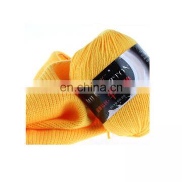 High quality yarn cotton hand knitting yarn cotton crochet yarn 3 ply