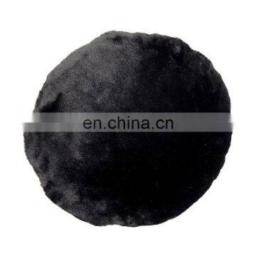 Plush Faux Fur Decorative Throw Pillow Cushion Shaggy Cover Fluffy Soft Cushion Round Shape Cushion photo-2