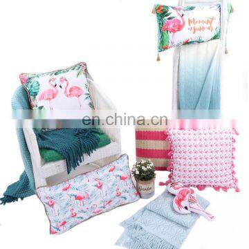 Custom Colorful New Design Flamingo Party Print Seat Back Cushion or Pillow Modern Printed Chair Outdoor Cushion photo-6