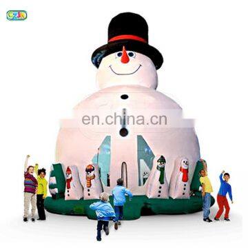 giant worlds tallest largest inflatable snowman snow man bounce house for sale
