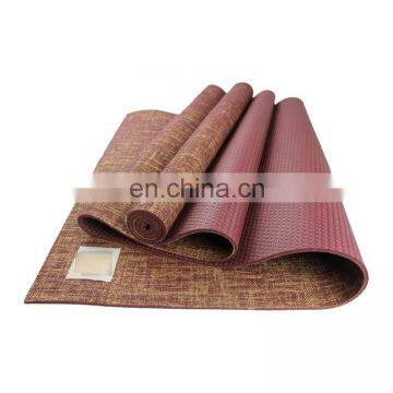 China Suppliers Dual Sided Washable Natural Jute 5mm Thick Yoga Mat