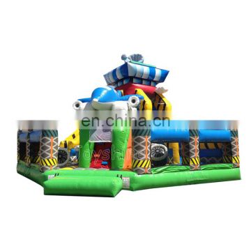 Airport Theme Inflatable Kids Playground Jumping Castles Outdoor