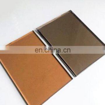 Safety Clear Brown 5mm 6mm Reflective Tempered Glass Price photo-4