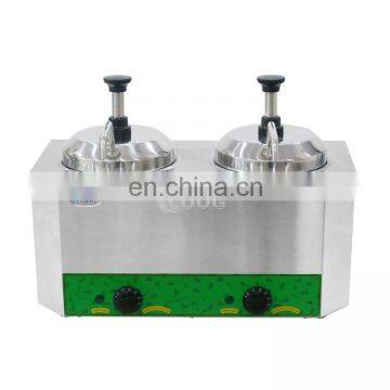Two Heads Commercial Fruit Sauce Warmer Dispenser Cheese Ketchup Dispenser Pump photo-3