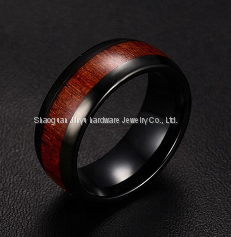 Colored silver foil tungsten gold ring