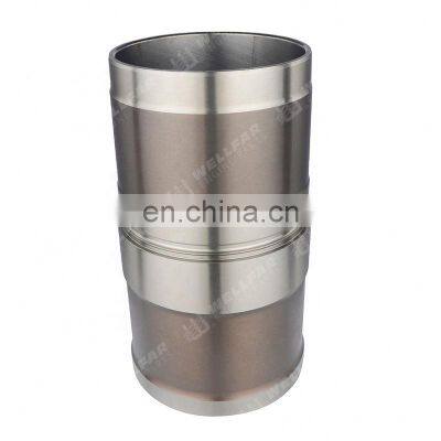 Cylinder liner kit gray cast iron material quenching surface for 6CT8.3 ISC red liner