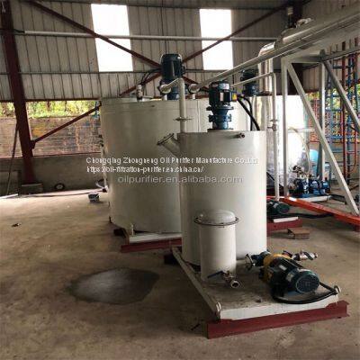 ZHONGNENG Waste Lube Oil Distillation System Plant/Base Oil Making Machine/Black Dirty Engine Oil Recycling System Machine photo-2