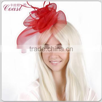 red decorative bridal dance headpieces clip wholesale