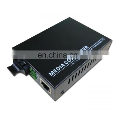 10/100M dual fiber SM 1310nm 20km fast ethernet optical fiber media converter